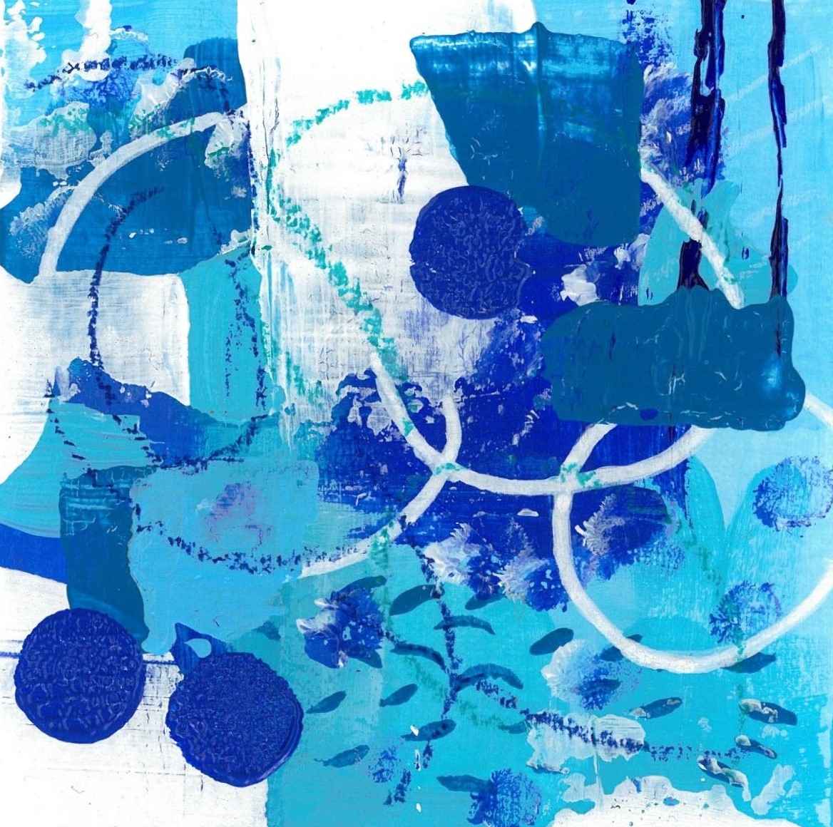 Beneath The Surface #3 Original Abstract Art - Mini Artworks image.