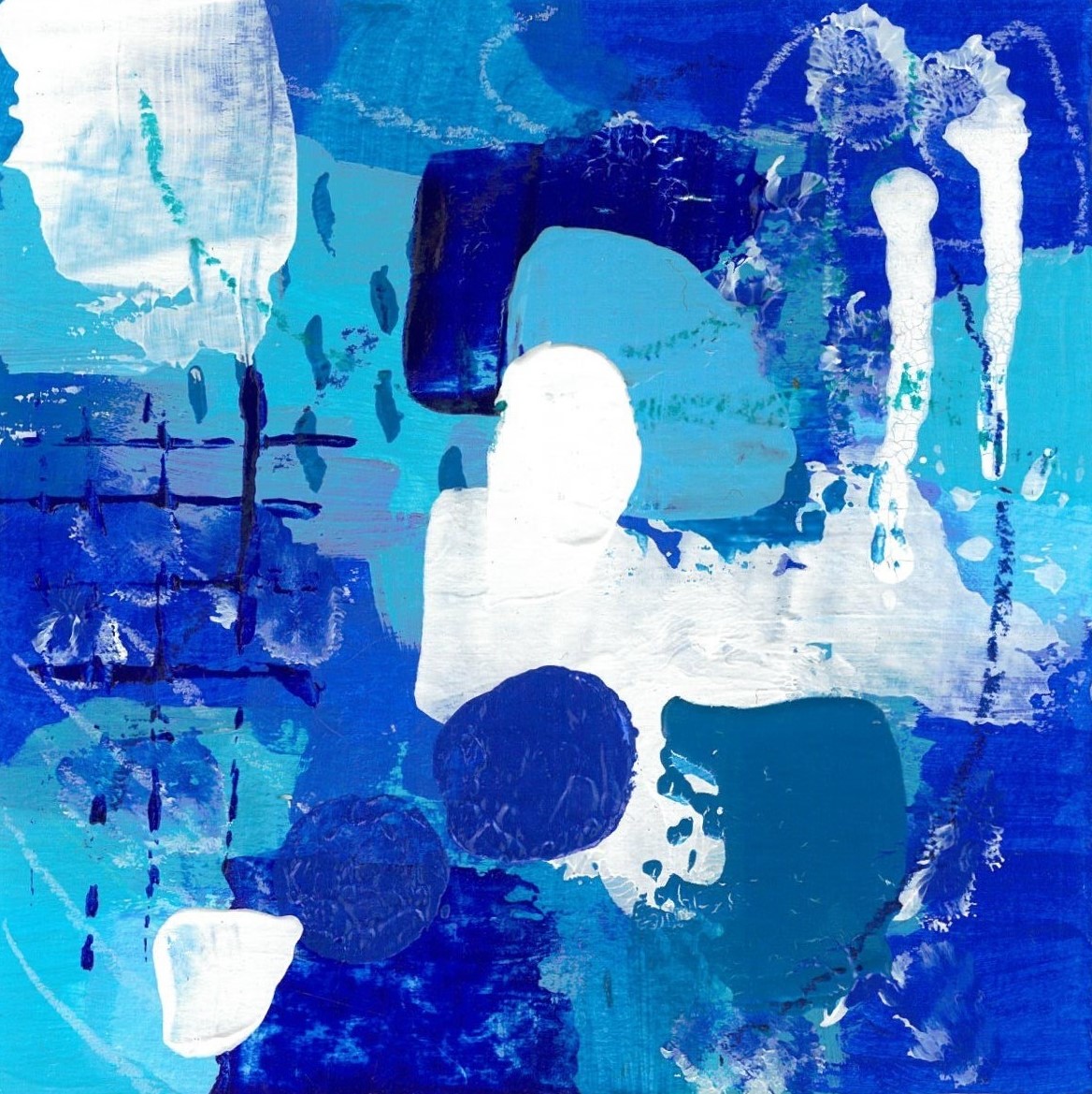 Beneath The Surface #4 Original Abstract Art - Mini Artworks